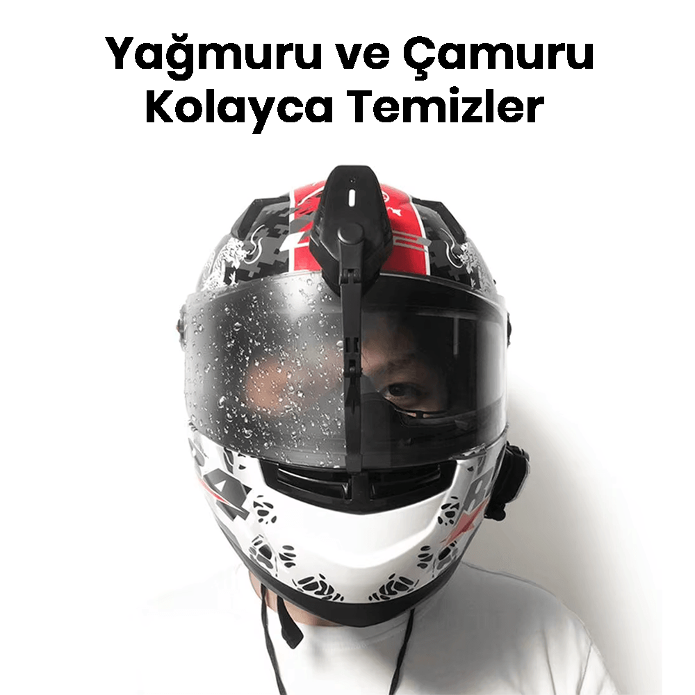 Motosiklet Kask Sileceği